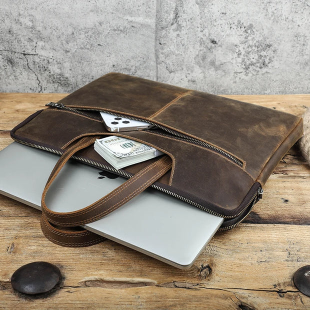 Delux Leather Laptop Bag