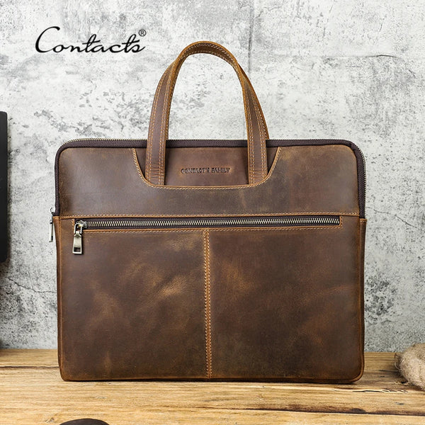 Delux Leather Laptop Bag