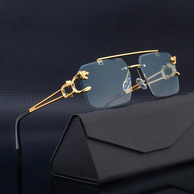 Rimless Gradient Sunglasses