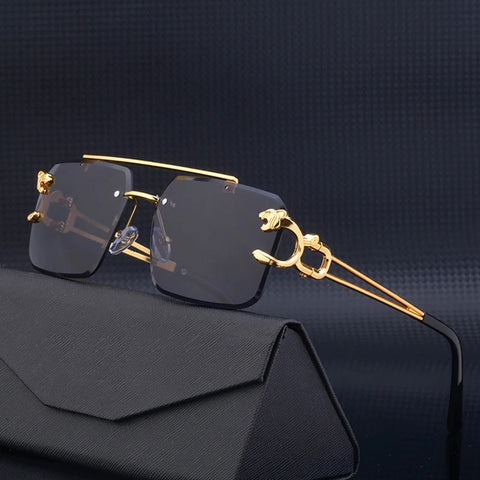 Rimless Gradient Sunglasses