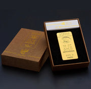 Gold Bar Luxe Windproof Metal Cigarette Lighter