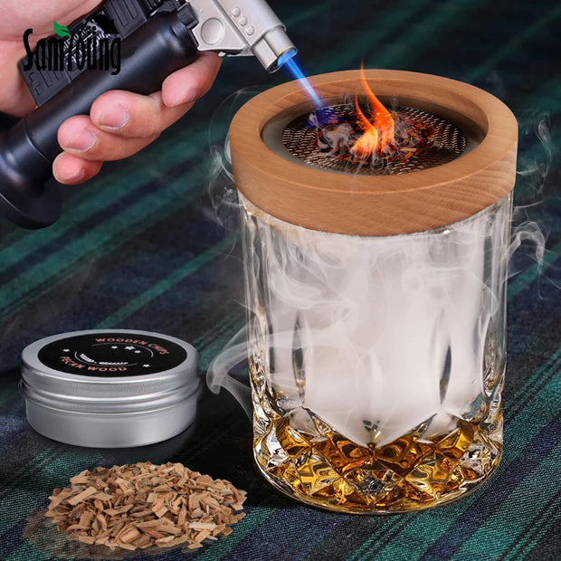 Wooden Cocktail Smoker Kit