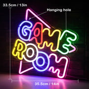 Neon Game Room Signs