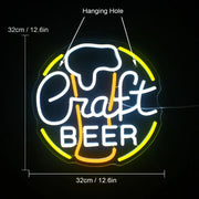 Craft Beer Neon Sign