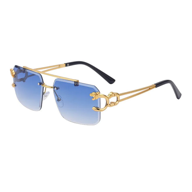 Rimless Gradient Sunglasses