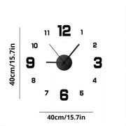 Chrono Frameless Wall Clock