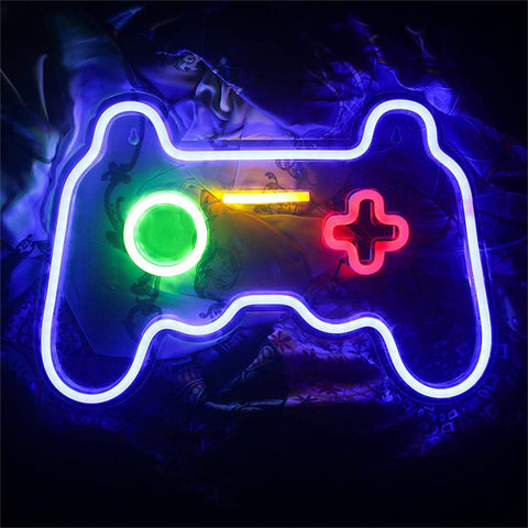Gamepad Shape Neon Sign